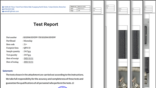 Test Cases List